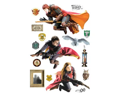 Obrázek produktu pro Samolepicí dekorace Harry Potter Nebelvír