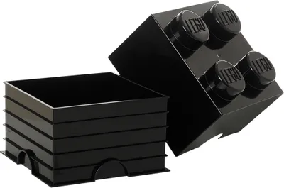 Produktbild von speicherstein 4 Noppen 25 x 18 cm Polypropylen schwarz