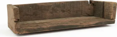 Produktbild von IB Laursen Holz Ziegelform Wandregal 45cm Industrial Braun Küchenregal Bücherregal Wandboard