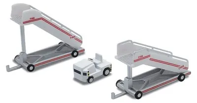 Immagine prodotto di Herpa Wings 1:200 Accessori Scale storiche TWA 573122