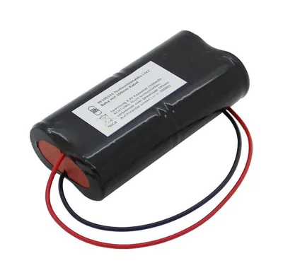 Zdjęcie produktu dla Akumulator do oświetlenia awaryjnego NiMH 4,8 V 2500 mAh L2x2 Baby z kablem o długości 200 mm