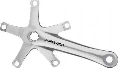 Produktbild von SHIMANO Kurbelgarnitur DURA-ACE TRACK FC-7710 167,5 Silber - Highend Bahnkurb...