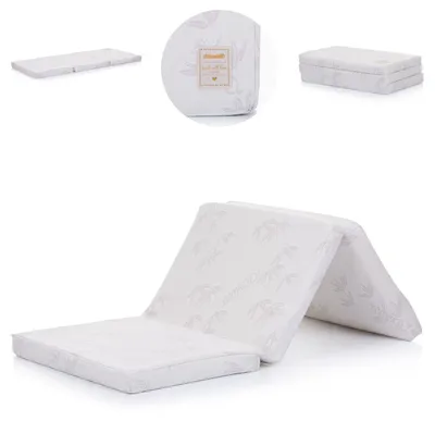 Image de CHIPOLINO Matelas pliant 120x60 cm bambou
