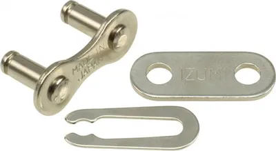 Produktbild von Izumi Missing Link 1/2 x 1/8 Zoll Kettenschloss Kettenglied silber