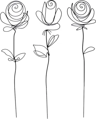 Produktbild von UNUS Metallkunst Stecker Rosen als 3er Set in schwarz