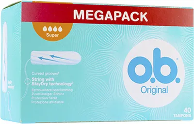 Zdjęcie produktu dla o.b. Original Super, 40 szt.