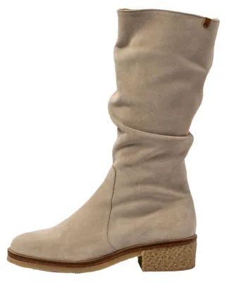 Produktbild von El Naturalista Stiefel mit Absatz Damen N5942 SILK SUEDE CREAM / IRATI Farbe Beige