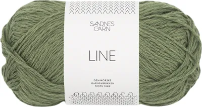 Produktbild von Sandnes Line 50g 9062 olivengronn