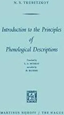 Produktbild von Introduction to the Principles of Phonological Descriptions