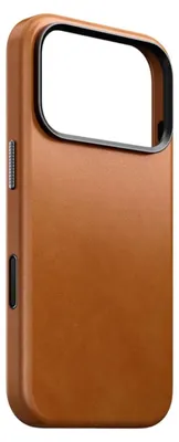 Produktbild von Leder Handyhülle für iPhone 18 Pro / 17 Pro mit MagSafe, Nomad Traditional Leather Case, Hellbraun