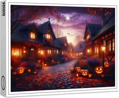 Produktbild von raxxa Premium-Puzzle "Zauberhaftes Halloween", 1000 Teile