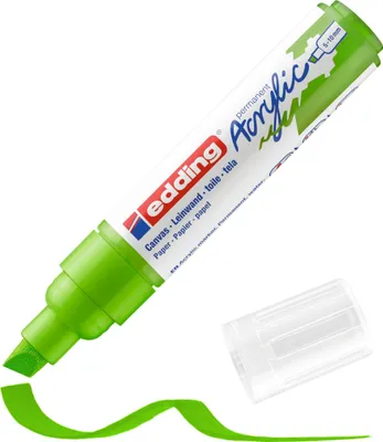 Obrázok produktu pre Akrylový popisovač EDDing E -5000 široký žlto-zelený | 1 kus | 5 kusov