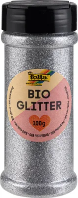Immagine prodotto di Glitter biologico 100 g argento