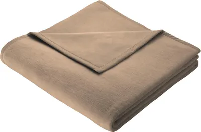 Produktbild von Biederlack Wohndecke Baumwolle HOME BL 150x200 cm beige Decke