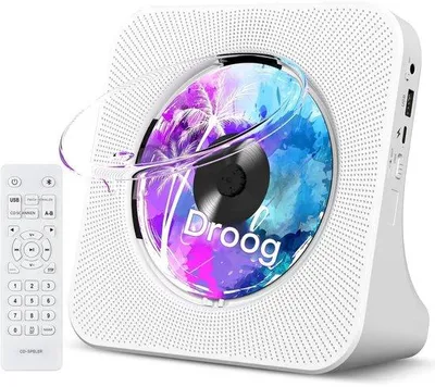 Immagine prodotto di Lettore CD portatile - Compatibilità Bluetooth - Impianto audio domestico - Altoparlanti Hi-Fi da incasso - Uscita cuffie AUX - Altoparlanti con radio FM - Telecomando - Schermo LCD