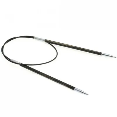 Produktbild von Lana Grossa Rundstricknadel Designholz lala BERLIN, Rundstricknadel 360°-Nadelseil:60 cm / Ø 4.5 mm