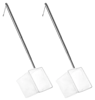 Obrázek produktu pro Síťka do akvária, čtvercová, 8 cm, výsuvná, délka 13,5–39 cm
