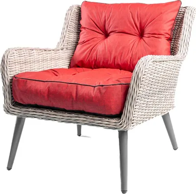 Produktbild von TexDeko® Loungekissen Gartenpolster Set mit Rückenkissen für Rattanmöbel  Wasserabweisend 55x55x12cm + 55x40x12cm (Bordeaux)