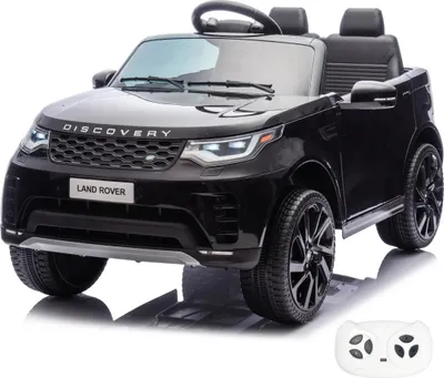Produktbild von Kinder Elektroauto 12V - Land Rover Discovery - 1 bis 6 Jahre - mit Fernbedienung - Schwarz