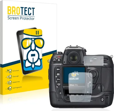 Produktbild von BROTECT Schutzglas für Nikon D2X Schutzfolie Panzer Folie Glas Display Schutz klar