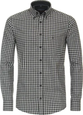 Produktbild von Casa Moda - Casual Fit - Herren Flanell Freizeithemd (434110700), Größe:XXL, Farbe:Anthrazit (751)