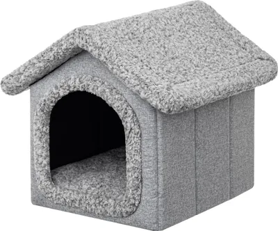 Immagine prodotto di Cuccia per cani Cuccia per gatti Grotta per cani Casa per gatti Grotta Cuscino per cani Cuscino per gatti Cuccia per animali domestici Indoor, dimensioni 3: 46x52x53 cm, grigio