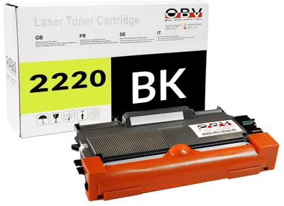 Produktbild von Kompatibel TN2220 OBV Toner ersetzt Brother TN-2220 DCP-7060D 7060N 7065DN 7070DW Fax 2840 2845 2940 2950