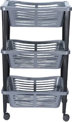 Produktbild von Trolley Universal Trolley für Bad, Bücherregal, Schrank - 3 Ebenen - Storagesolutions