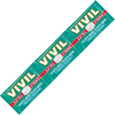 Zdjęcie produktu dla Vivil Extra Strong Eucalyptus Menthol Pastilles bez cukru 75g