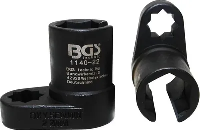 Produktbild von BGS 1140-22 Lambdasondeneinsatz, 22 mm (7/8")  x 50 mm, 12,5 (1/2) Antrieb