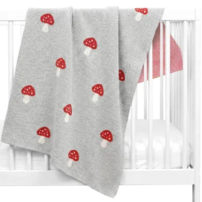 Produktbild von Für Kinder, Decke Champi - 80 x 100 cm - Grau | by SEVIRA KIDS