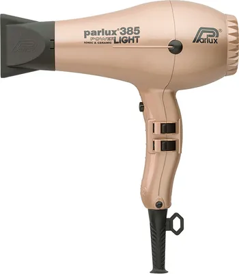 Produktbild von Parlux 385 Power Light Haartrockner, 2150 Watt, Ionen-Technologie, 4 Heiz-/2 Gebläsestufen, KÃ1/4hlstufe, Diffusor-Aufsatz