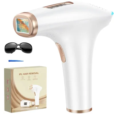 Image de Épilateur IPL indolore, rajeunissement de la peau, traitement de l'acné, BLANC