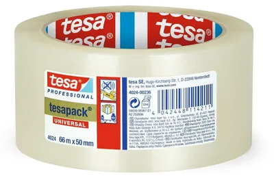 Imagen del producto de 6 unidades de tesapack® PP universal 66:50, transparente | 1 rollo