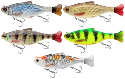 Produktbild von Savage Gear 3D Hard Pulsetail Roach Slow Sinking 18cm 90g - Wobbler, Farbe:Firetiger
