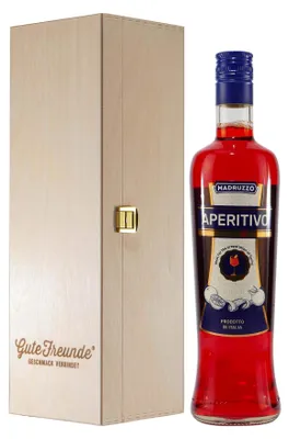 Produktbild von Madruzzo Aperitivo 0,7L mit Geschenk-Holzkiste