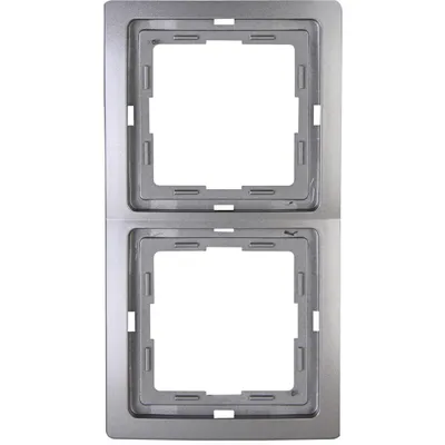 Produktbild von Kopp Abdeckrahmen 2-fach VENEDIG platin, 400243061