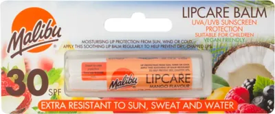 Produktbild von Malibu Lip Care Lippenstift mit Mangogeschmack LSF 30