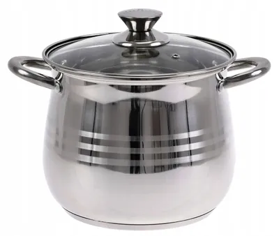 Obrázek produktu pro Hrnec Edenberg Ocelový 8.8 L Poklice Indukce 24 cm