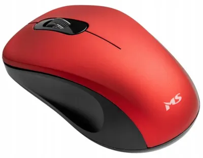 Produktbild von MS FOCUS M122 Kabellose Maus 1200 DPI Rot