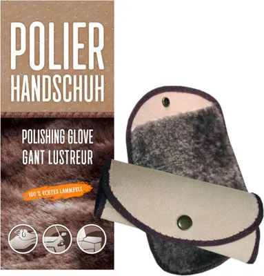 Produktbild von RINGELSPITZ - Polierhandschuh aus echtem Lammfell – Schuhpflege für perfekten Glanz