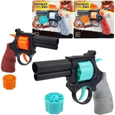 Zdjęcie produktu dla Pistolet na kapiszony i kulki MIX