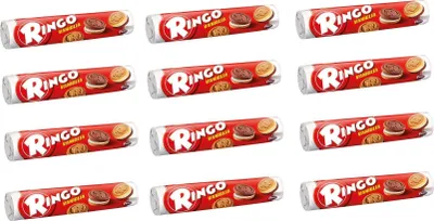 Produktbild von 12x Pavesi Ringo Kekse Vaniglia 'Vanille', 165 g