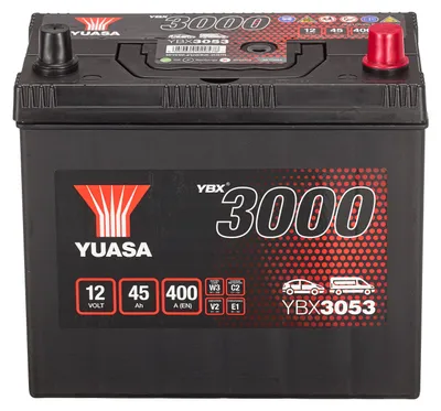Image de YUASA YBX3053 Batterie de démarrage 12 V 45 Ah 400 A (EN)