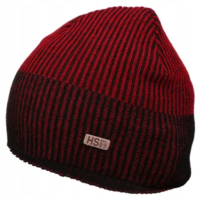 Imagen del producto de Gorro para hombre, color rojo – gorro de punto – gorro de otoño – gorro de invierno – gorro elegante para hombre
