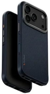 Produktbild von UNIQ Keva Hülle für iPhone 17 Pro Blau MagClick