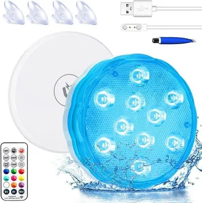 Obrázek produktu pro Vodotěsné LED osvětlení bazénu s dálkovým ovládáním a změnou barev
