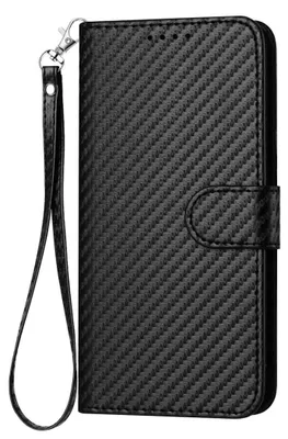 Produktbild von Handyhülle Kunstleder für Samsung Galaxy S26 Ultra 5G Carbon Schutz Schwarz
