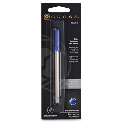 Produktbild von CROSS Kugelschreibermine Slim blau, mittel, 1 Stück im Blister