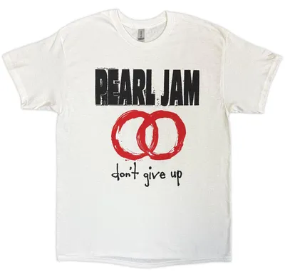 Produktbild von Pearl Jam Don't Give Up T-Shirt mit kurzen Ärmeln White 2XL